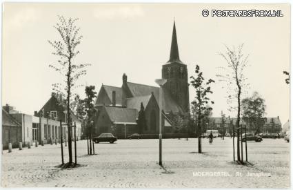 Moergestel, St. Jansplein ansichtkaart: Moergestel, St. Jansplein