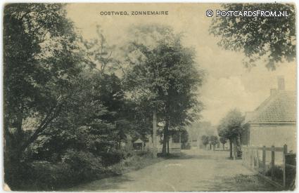 Zonnemaire, Oostweg ansichtkaart: Zonnemaire, Oostweg