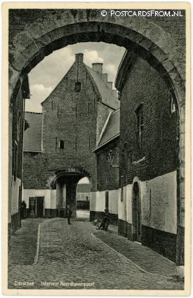 ansichtkaart: Zierikzee, Interieur Noordhavenpoort
