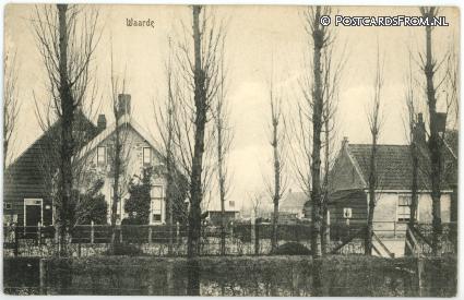 ansichtkaart: Waarde, Allewijn timmermanswerkplaats afgebrand 1933