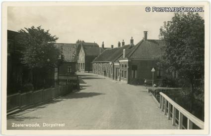 Zoeterwoude, Dorpstraat ansichtkaart: Zoeterwoude, Dorpstraat