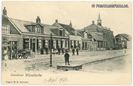 ansichtkaart: Wissenkerke, Voorstraat