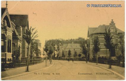 ansichtkaart: Winschoten, Emmastraat
