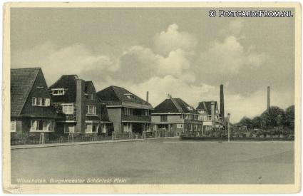 Winschoten, Burgemeester Schonfeld Plein ansichtkaart: Winschoten, Burgemeester Schonfeld Plein