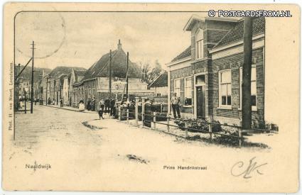 Naaldwijk, Prins Hendrikstraat ansichtkaart: Naaldwijk, Prins Hendrikstraat