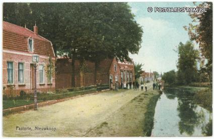 Nieuwkoop, Pastorie ansichtkaart: Nieuwkoop, Pastorie