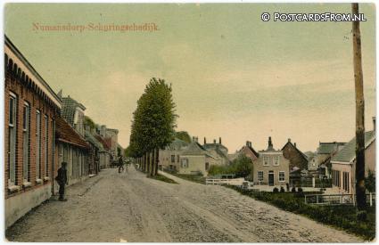 ansichtkaart: Numansdorp, Schuringschedijk