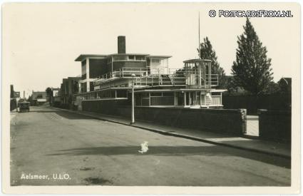 ansichtkaart: Aalsmeer, U.L.O.