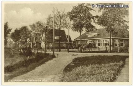 Oosterwolde FR, O.L. School II ansichtkaart: Oosterwolde FR, O.L. School II