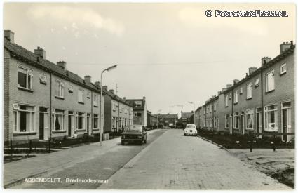 Assendelft, Brederodestraat ansichtkaart: Assendelft, Brederodestraat