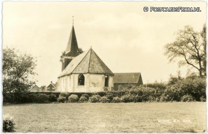 ansichtkaart: Wedde, N.H. Kerk