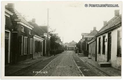 ansichtkaart: Visvliet, --
