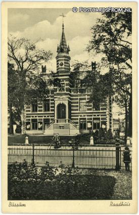 ansichtkaart: Bussum, Raadhuis