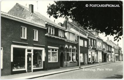 Zaamslag, Plein West ansichtkaart: Zaamslag, Plein West