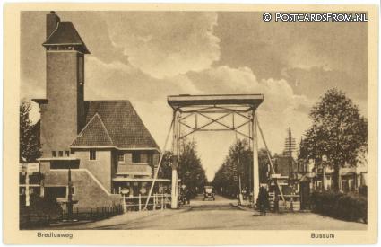 Bussum, Brediusweg ansichtkaart: Bussum, Brediusweg
