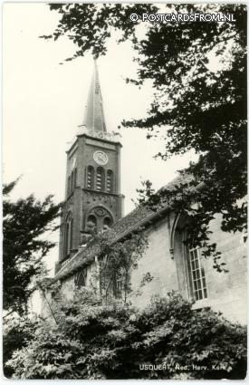 Usquert, Ned. Herv. Kerk ansichtkaart: Usquert, Ned. Herv. Kerk