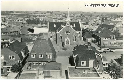 Uithuizermeeden, Ger. Kerk ansichtkaart: Uithuizermeeden, Ger. Kerk