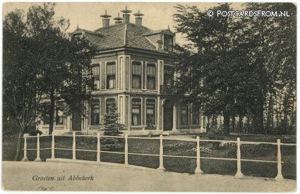 ansichtkaart: Abbekerk, Groeten uit