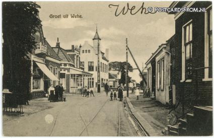 ansichtkaart: Wehe den Hoorn, Groet uit Wehe
