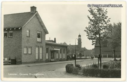 Lemmer, Groene Kruisgebouw ansichtkaart: Lemmer, Groene Kruisgebouw