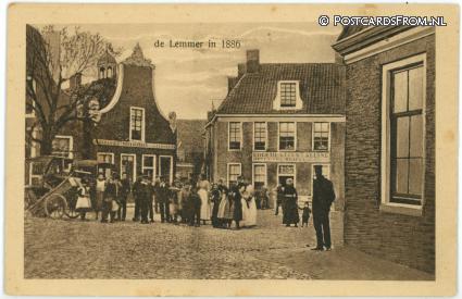 Lemmer, De Lemmer in 1886 ansichtkaart: Lemmer, De Lemmer in 1886