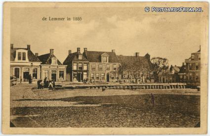 Lemmer, De Lemmer in 1886 ansichtkaart: Lemmer, De Lemmer in 1886