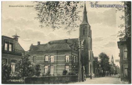 Lemmer, Nieuweburen ansichtkaart: Lemmer, Nieuweburen