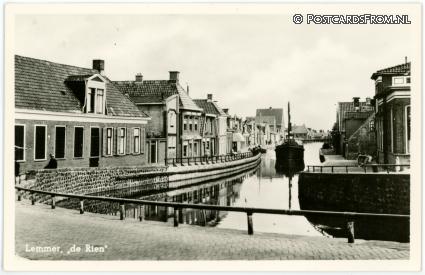 ansichtkaart: Lemmer, De Rien