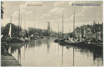 Lemmer, Het Dok ansichtkaart: Lemmer, Het Dok