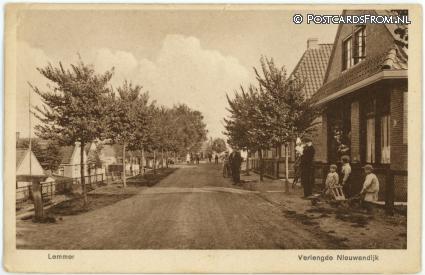 Lemmer, Verlengde Nieuwendijk ansichtkaart: Lemmer, Verlengde Nieuwendijk
