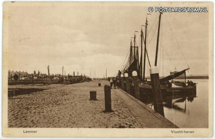 Lemmer, Vlucht-haven ansichtkaart: Lemmer, Vlucht-haven