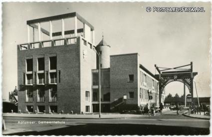 ansichtkaart: Aalsmeer, Gemeentehuis