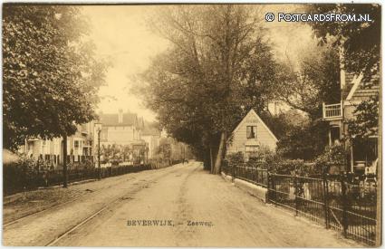 ansichtkaart: Beverwijk, Zeeweg. Huize 'America'